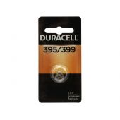 Duracell Duralock 395 / 399 Silver Oxide Coin Cell Battery - 55mAh  - 1 Piece Retail Packaging