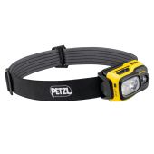 Petzl Swift RL LED Headlamp - 1100 Lumens - Includes 1 x USB-C Rechargeable 2350mAh Li-ion Battery - Black and Yellow