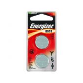 Energizer CR2032 Lithium Coin Cell Batteries - 240mAh  - 2 Piece Blister Pack