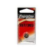 Energizer 303 / 357 Silver Oxide Coin Cell Battery - 148mAh  - 1 Piece Blister Pack