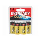 Energizer Eveready Gold A93 C Alkaline Batteries - 4 Piece Retail Packaging
