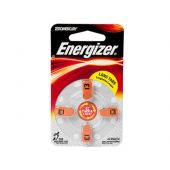 Energizer Size 13 Hearing Aid Batteries - 4 Count Blister Pack