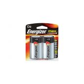 Energizer Max D Alkaline Batteries - 2 Piece Blister Pack