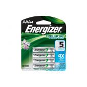Energizer Recharge AAA Ni-MH Batteries - 850mAh  - 4 Piece Retail Packaging