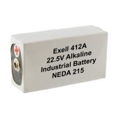 Exell 412A 180mAh 22.5V Alkaline Battery