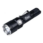 Fitorch P30RGT Rechargeable Tactical LED Flashlight and Power Bank - Black