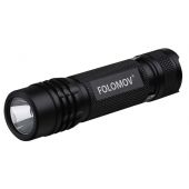 Folomov 18650S Flashlight - 900 Lumens - Black