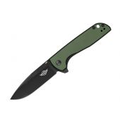 Olight Freeze 2 Folding Knife - OD Green, Copper, and Black Carbon Fiber