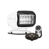 GoLight GT LED Permanent Mount Spotlight with Wireless Handheld and Wireless Dash Mount Remotes - White