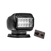 GoLight GT LED Permanent Mount Spotlight with Hardwired Dash Remote - Black