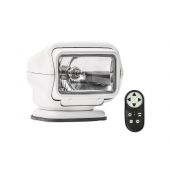 GoLight Stryker ST Halogen Portable Mount Spotlight with Wireless Handheld Remote and Magnetic Base - White