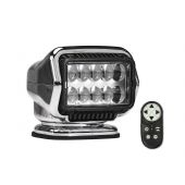 GoLight Stryker ST LED Permanent Mount Spotlight with Wireless Handheld Remote - Chrome