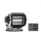 GoLight Stryker ST LED Permanent Mount Spotlight with Hardwired Dash Mount Remote - Chrome
