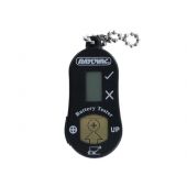 Hearing Aid Battery Key Chain Digital Battery Tester - Black
