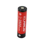 Klarus  18650 2600mAh 3.7V Protected Lithium Ion (Li-ion) Button Top Battery