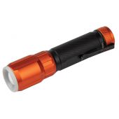 klein tools 56412 flashlight with worklight angled down and to the left