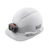 Klein Tools Non-Vented Class E Hard Hat with Rechargeable Headlamp