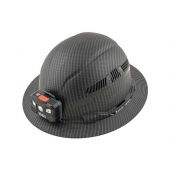 Klein Tools Premium Karbn Pattern Class C Hard Hat with Rechargeable Headlamp