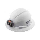 Klein Tools Non-Vented Hard Hat with Rechargeable Headlamp