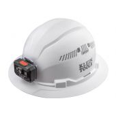 Klein Tools Vented Hard Hat with Rechargeable Headlamp