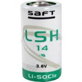 Saft LSH14 3.6V Primary lithium-thionyl chloride Battery - C size spiral cell