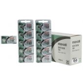 Maxell 396 / 397 Silver Oxide Coin Cell Battery - 28mAh  - 1 Piece Tear Strip