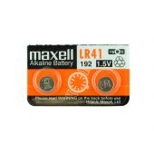 Maxell 392 / 384 Alkaline Coin Cell Battery - 1 Piece Tear Strip