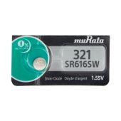Murata SR616SW 321 Silver Oxide Watch Battery - 1 Piece Tear Strip