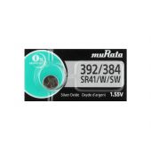Murata 392 / 384 Silver Oxide Coin Cell Battery - 1 Piece Tear Strip