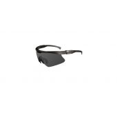 Wiley X PT-1 Changeable Sunglasses with High Velocity Protection - Matte Black Frame with Smoke Grey Lenses