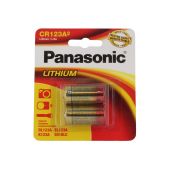 Panasonic 3V CR123A Battery - Retail Card (CR-123APA/2B)