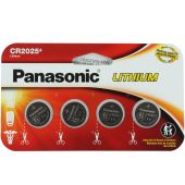 Panasonic CR2025 Coin Cell Battery - 4 Piece Wide Size Carded Packaging