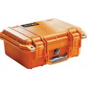 Pelican 1400 Watertight Case With Foam - Orange (1400-000-150)