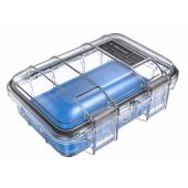 Pelican M40 Micro Case - Clear Case with Blue Liner