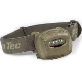 Princeton Tec Quad Tactical MPLS Headlamp - 78 Lumens - Includes 3x AAA - Includes Swappable RGB Light Filters - Olive Drab