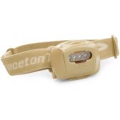 Princeton Tec Quad Tactical MPLS Headlamp - 78 Lumens - Includes 3x AAA - Includes Swappable RGB Light Filters - Tan