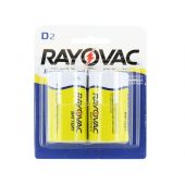 Rayovac Heavy Duty D Zinc Chloride Batteries - 6880mAh  - 2 Piece Retail Packaging