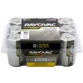 Rayovac Ultra Pro D Alkaline Batteries - 12 Piece Box