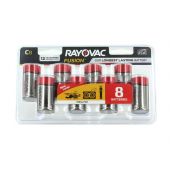 Rayovac Fusion C Alkaline Batteries - 8 Piece Retail Packaging