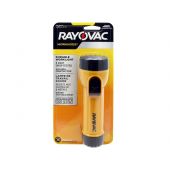 Rayovac 2D Yellow Flashlight