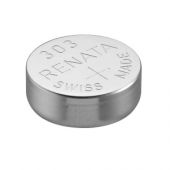 Renata 303 / 357 Silver Oxide Coin Cell Battery - 175mAh  - 1 Piece Tear Strip