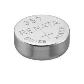 Renata 303 / 357 Silver Oxide Coin Cell Battery - 160mAh  - 1 Piece Tear Strip