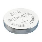 Renata 364 Silver Oxide Coin Cell Battery - 20mAh  - 1 Piece Tear Strip
