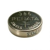 Renata 301 / 386 Silver Oxide Coin Cell Battery - 45mAh  - 1 Piece Tear Strip