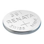 Renata 391 Silver Oxide Coin Cell Battery - 50mAh  - 1 Piece Tear Strip