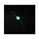 RovyVon Ti Firefly EDC Titanium Beads - Blue, Yellow and Blue Stripes