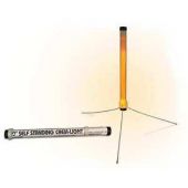 Cyalume 10-inch ChemLight Standing Light Baton - Case of 6 - Individually Foiled - Orange with Tripod (9-71250PF)