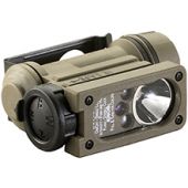 Streamlight Sidewinder Compact II Hands-Free Aviation Flashlight with Rail Mount, Headstrap - White, Green Blue and IR LEDs - 55 Lumens - Includes 1 x CR123A - Boxed (14532)