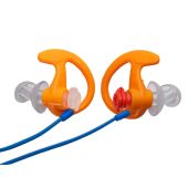 SureFire EP4 OR-MPR Sonic Defenders Plus Filtered Flanged Earplugs - 24dbB Noise Reduction Rating - Medium - Orange