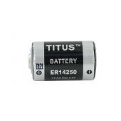 Titus ER14250 1/2 AA LiSOCI2 Button Top Battery - Bulk